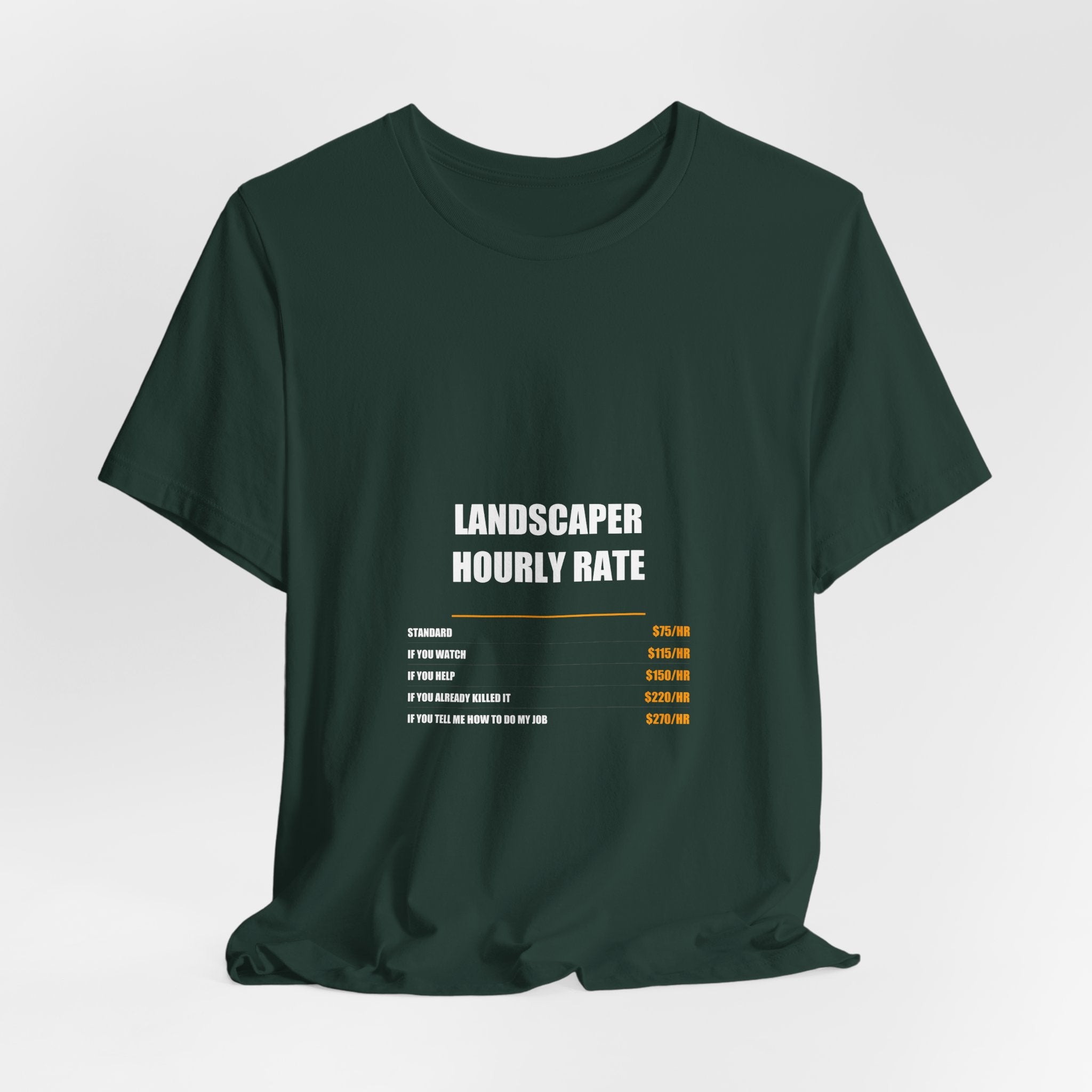 Landscaper Hourly Rate Shirt - view 10