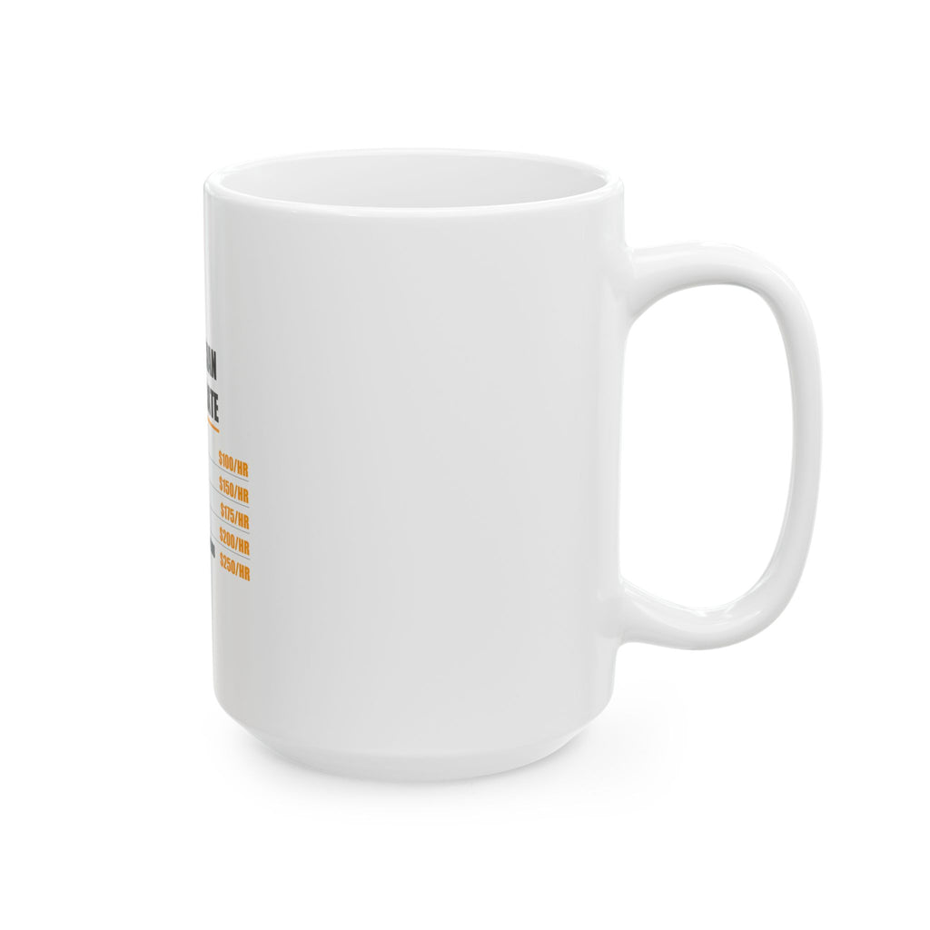 Electrician Hourly Rate Mug - view 8