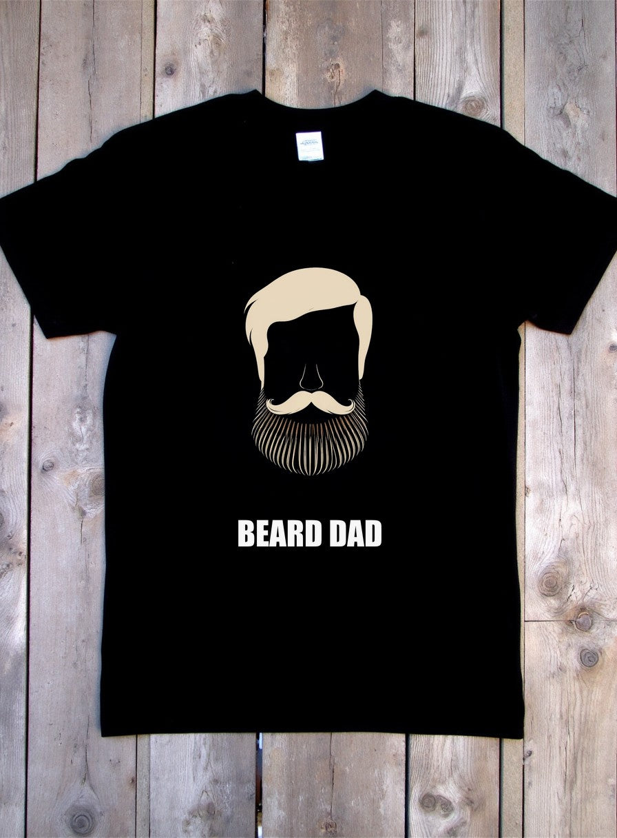 Beard Dad Shirt — flat lay photo