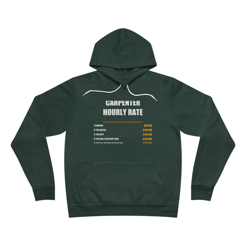 Carpenter Hourly Rate Hoodie - view 2