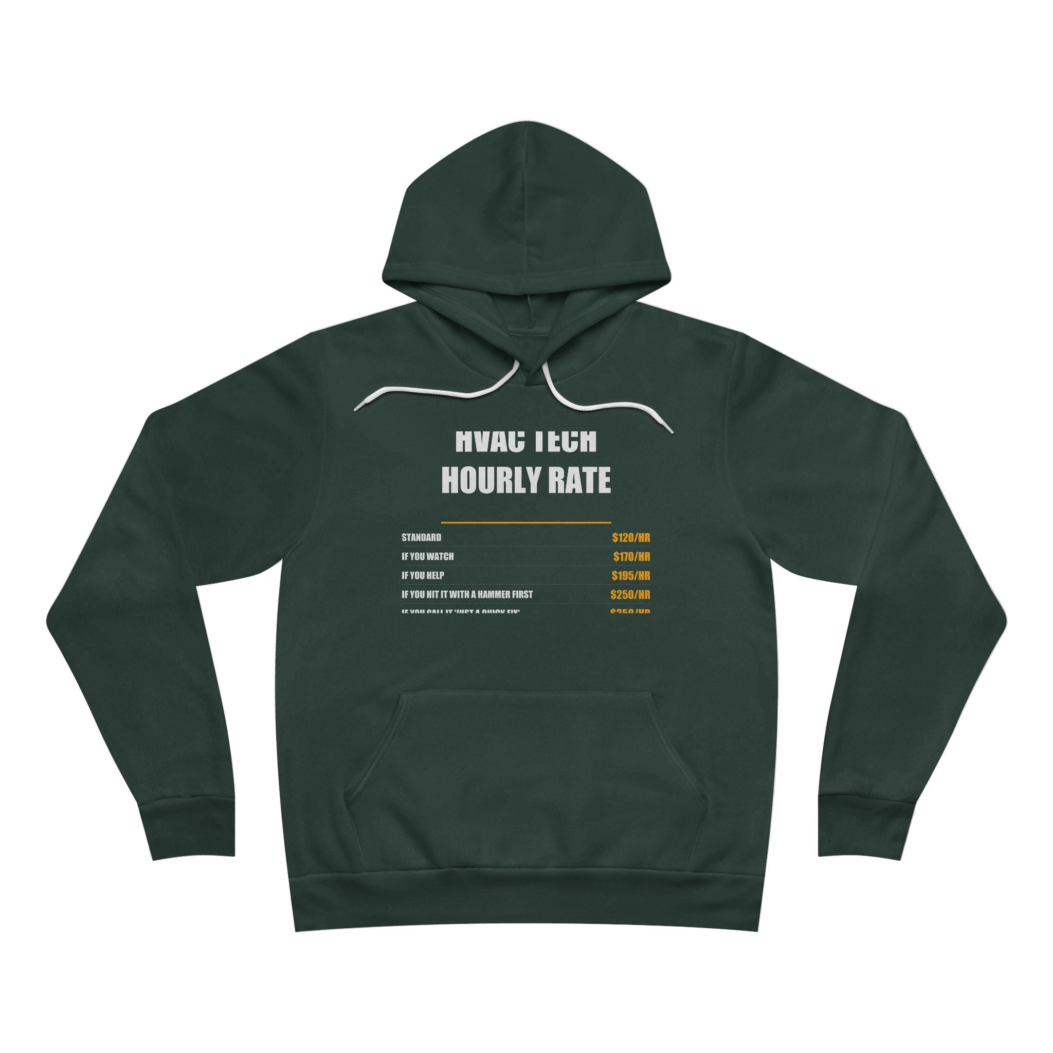 HVAC Technician Hourly Rate Hoodie - view 2