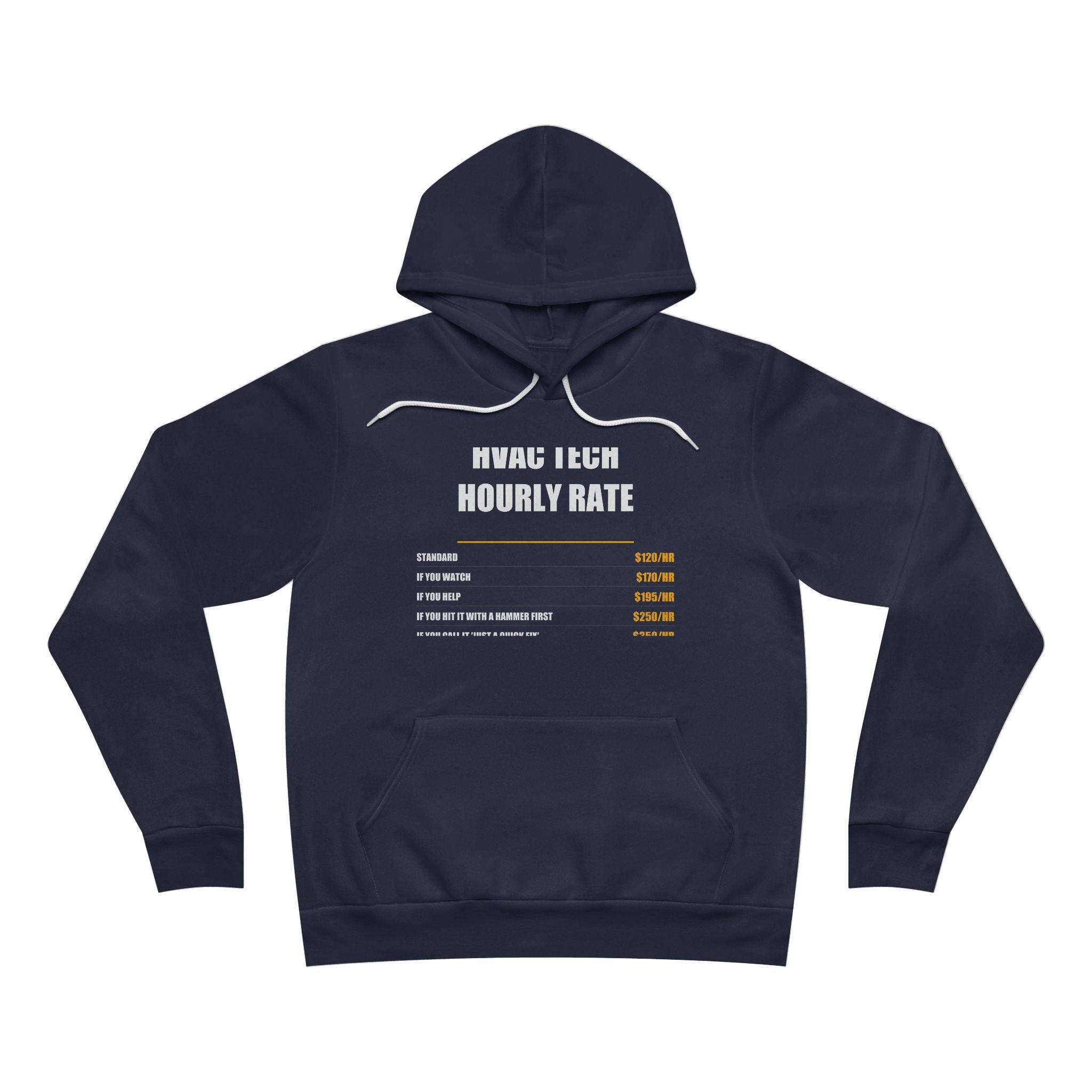 HVAC Technician Hourly Rate Hoodie - view 4