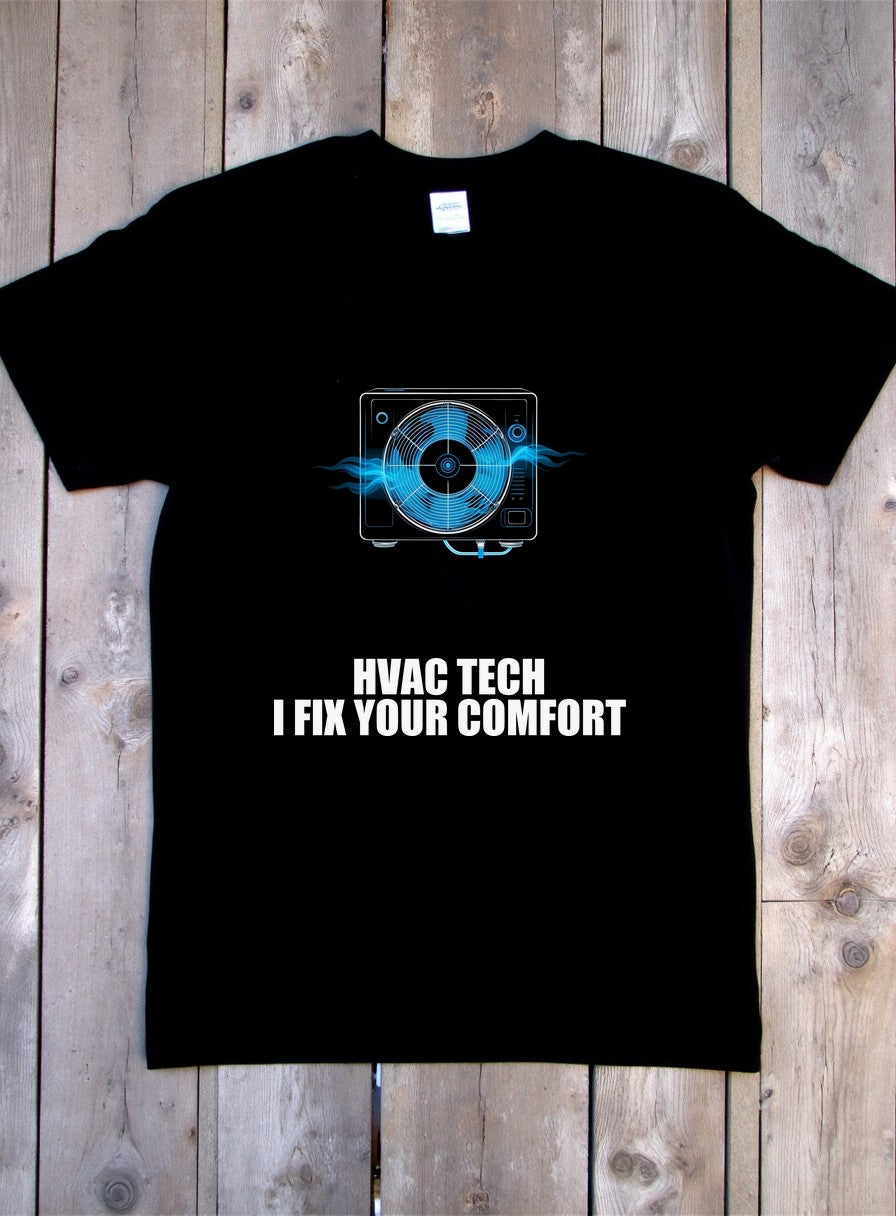 HVAC Tech Shirt — flat lay photo