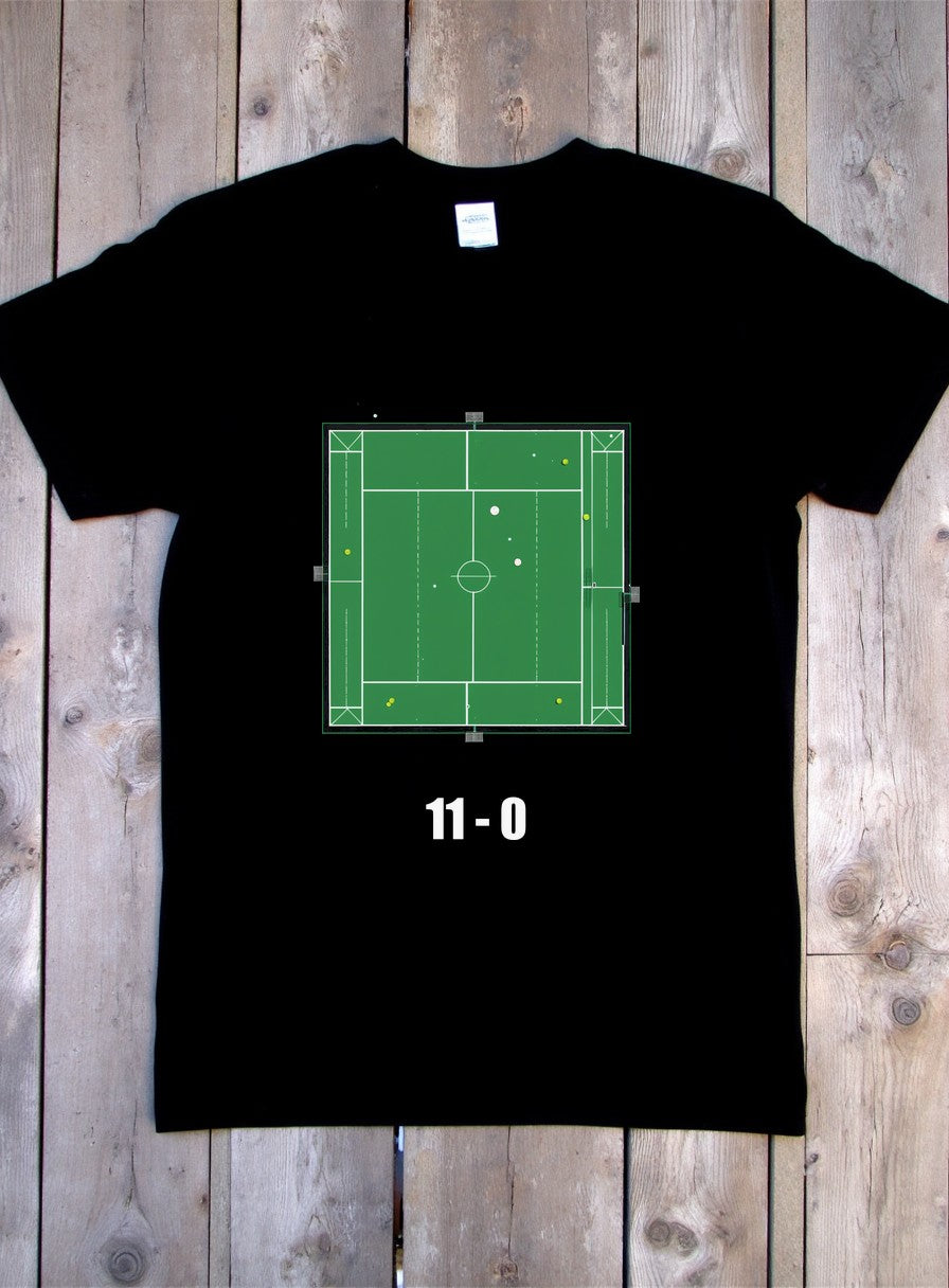 Pickleball 11-0 Shirt — flat lay photo