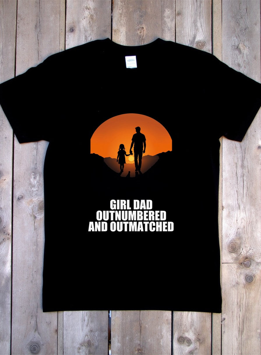 Girl Dad Shirt — flat lay photo