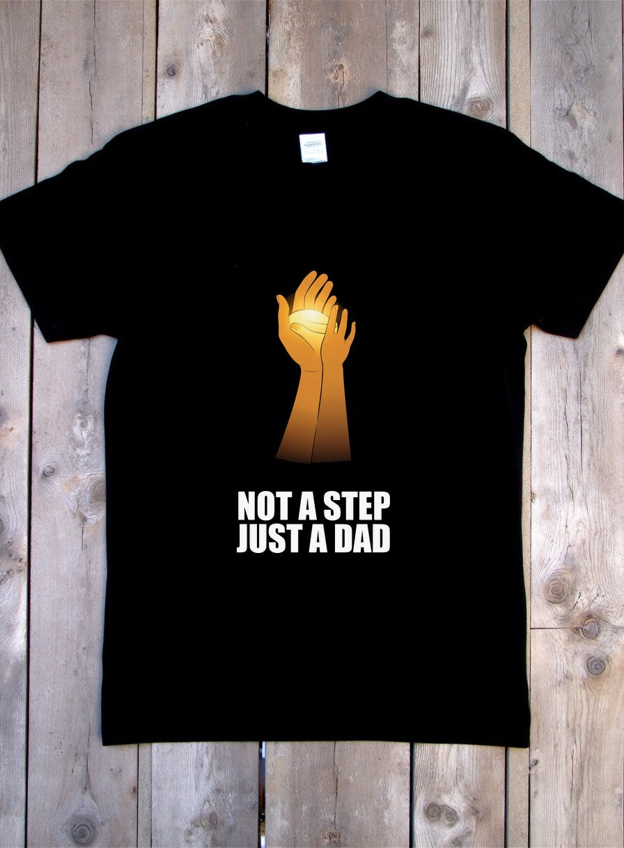 Not A Step Just A Dad Shirt — flat lay photo