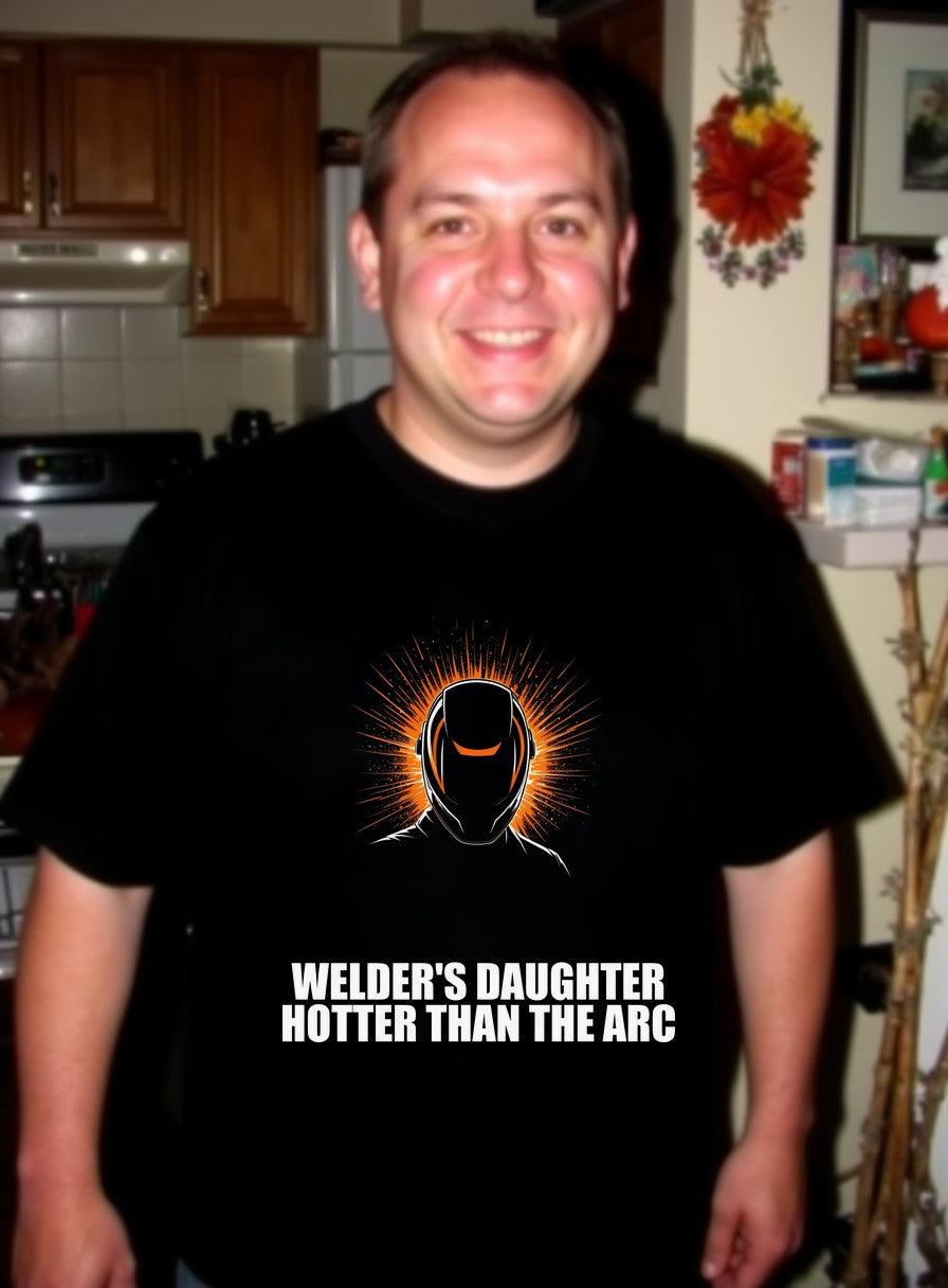 Welders Daughter Shirt — worn lifestyle photo