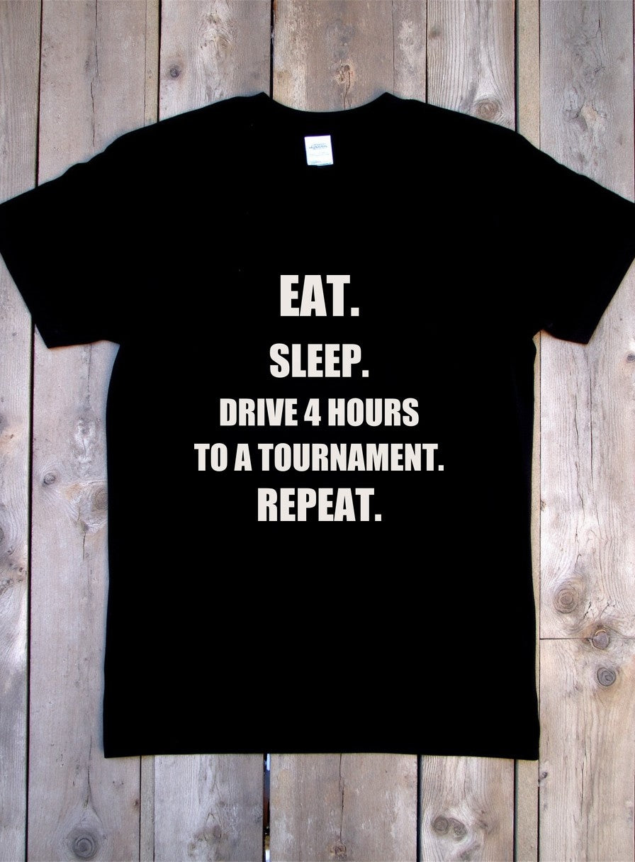 Travel Baseball Mom Shirt — flat lay photo