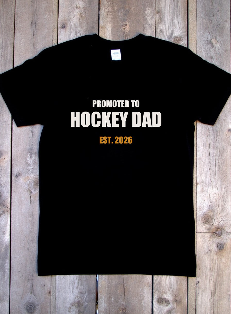 New Hockey Dad Shirt — flat lay photo