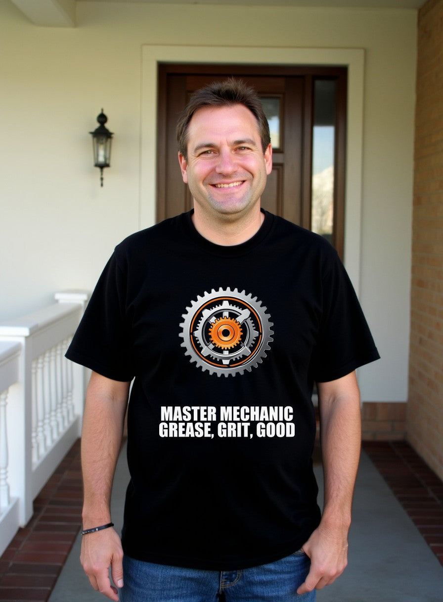 Master Mechanic Shirt — worn lifestyle photo
