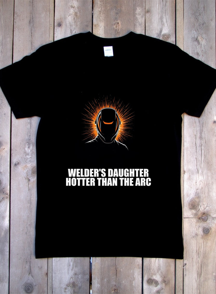 Welders Daughter Shirt — flat lay photo
