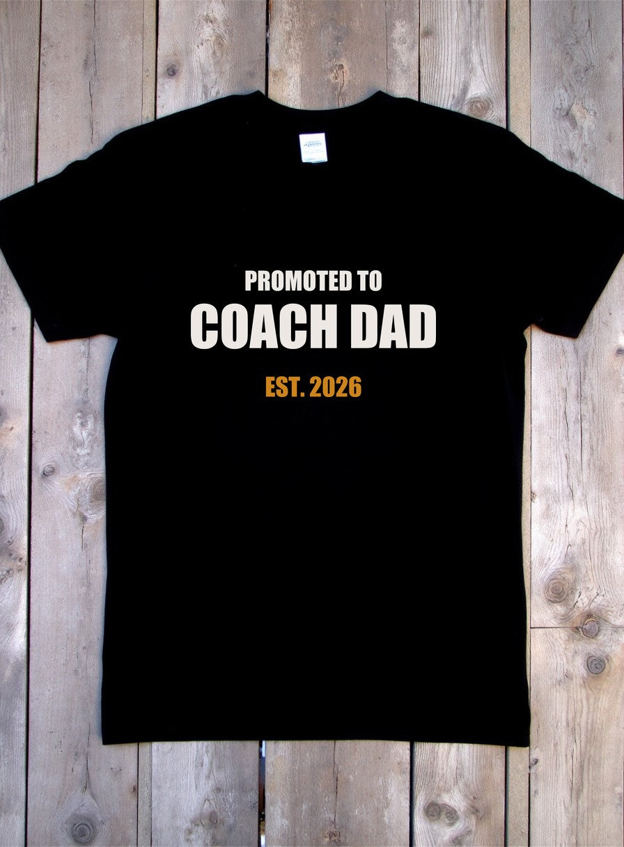 Coach Dad Shirt — flat lay photo