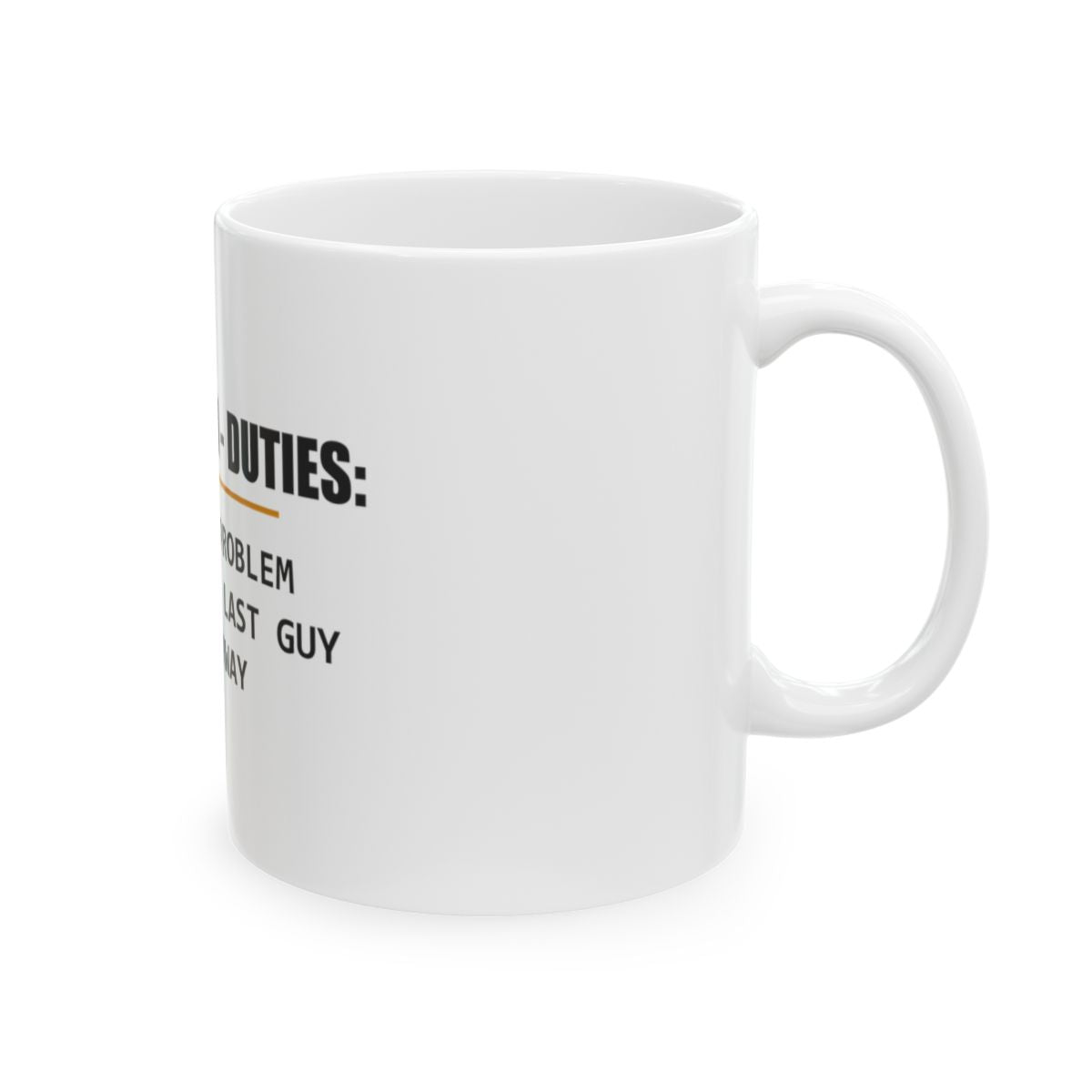 Electrician Job Duties Mug — right